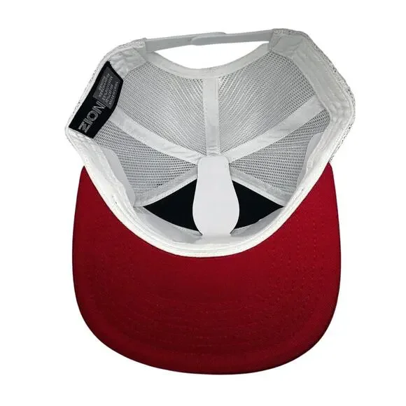 ZION Snapback Hat Hecho en Mexico Mesh Trucker Cap Mexican Flag Colors - NEW - Picture 2 of 3